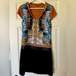 CUSTO Barcelona lightweight swimwear coverup or mini dress.